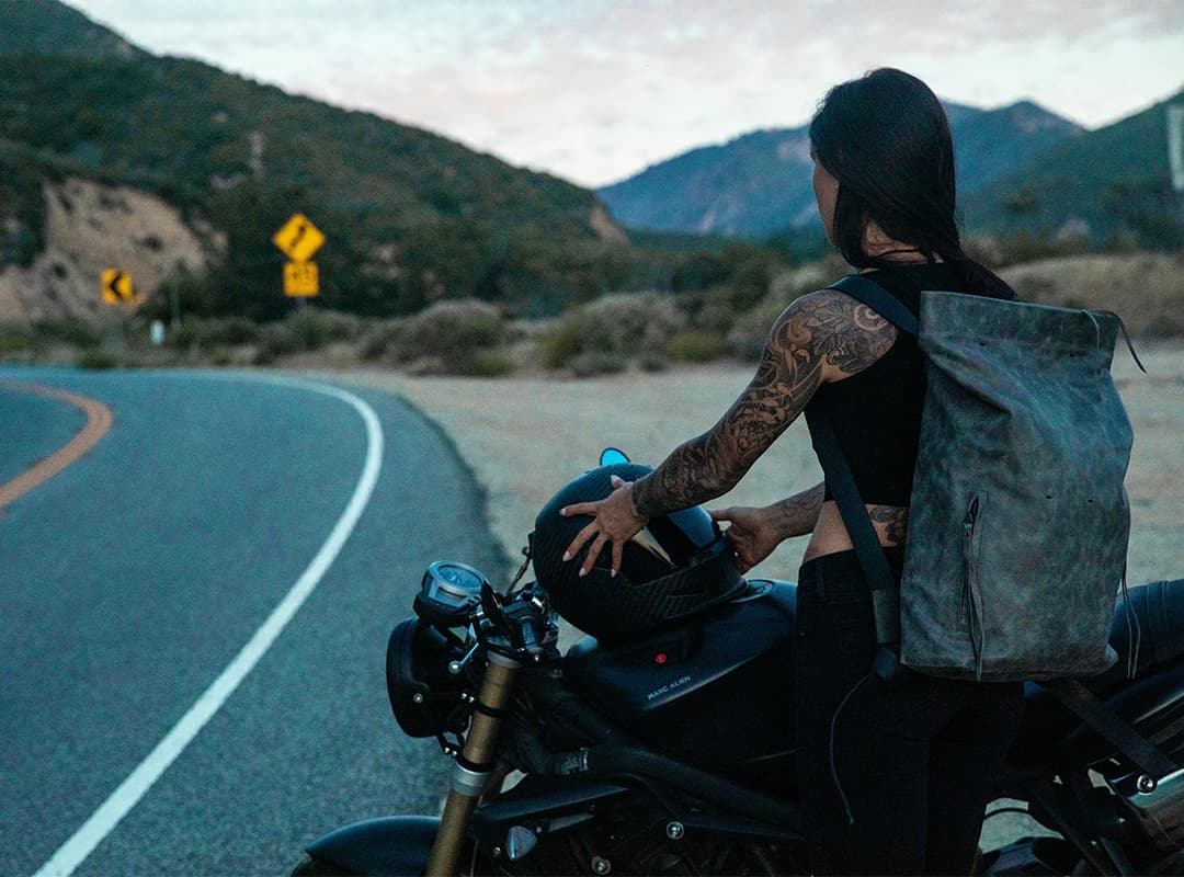 First female motorcyclist in New Zealand